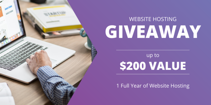 Website Hosting Giveaway - Email