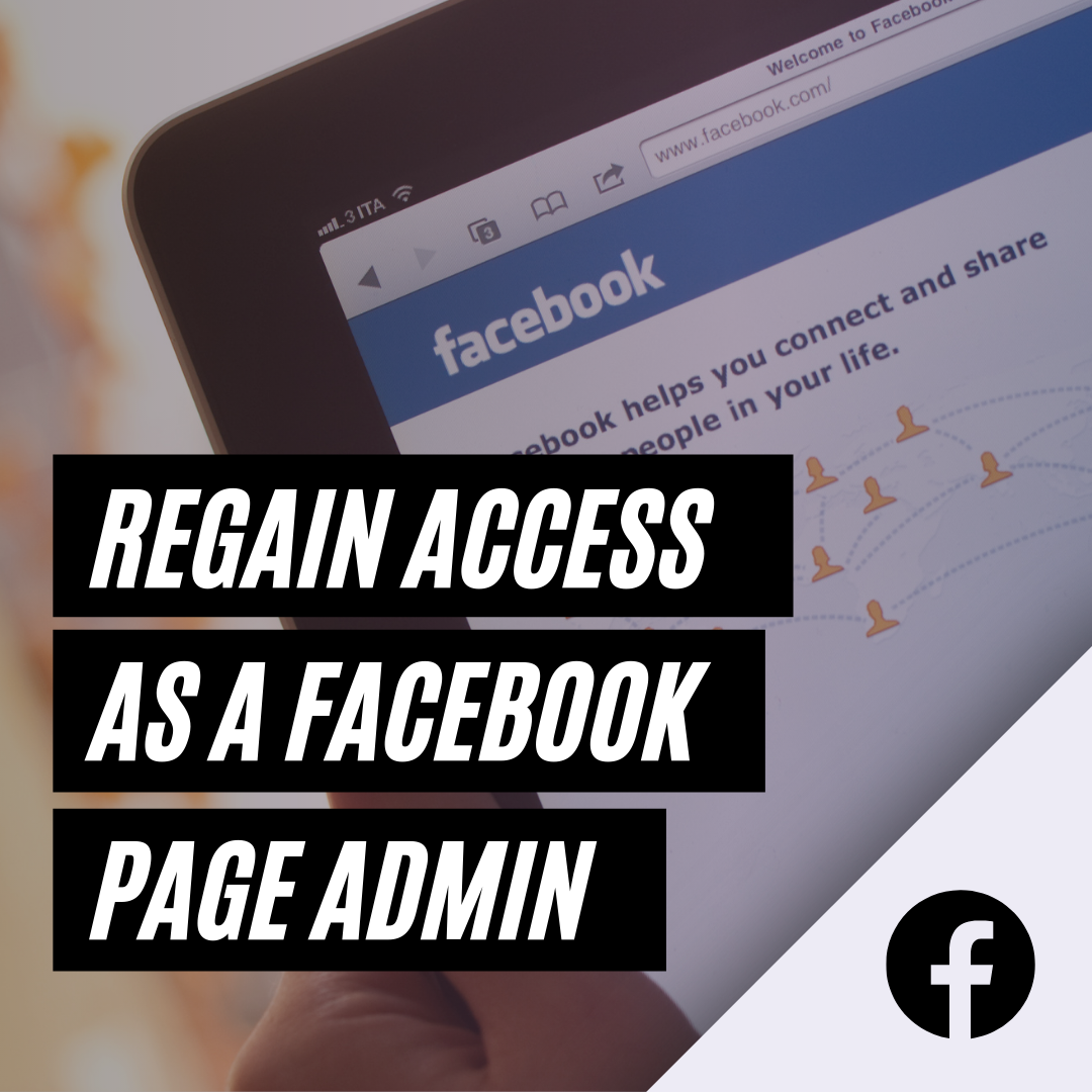 Regain Admin Access to your Facebook App